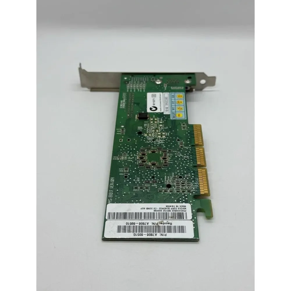 NVIDIA Quadro2 MXR EX 32MB AGP Graphics Card VGA P390CXB02 Untested Vintage